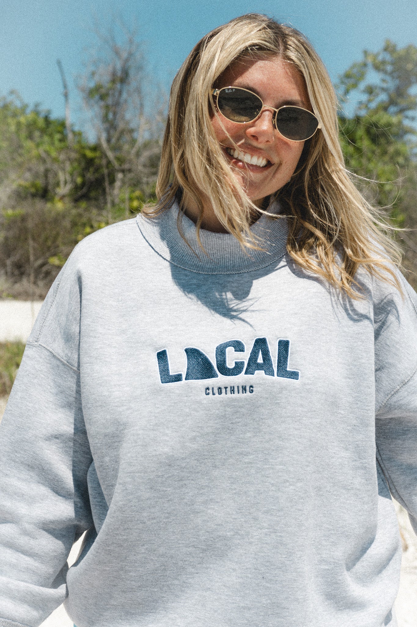 Local Shark Fin Mockneck